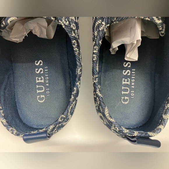 Guess “Elayna” Women’s Sneakers, Size 7M, Navy Blue with Signature G Logo - Picture 5 of 7